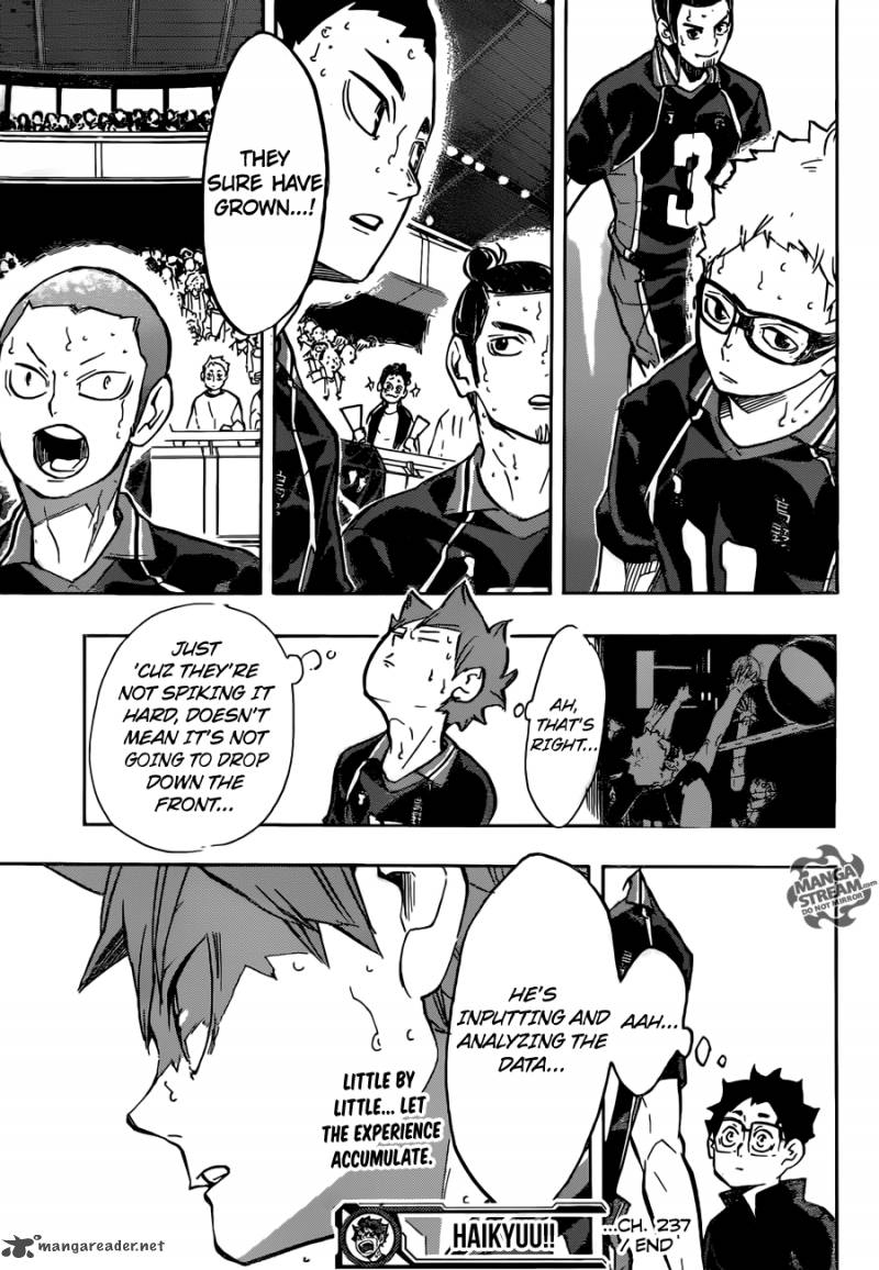 Haikyuu!! Chapter 237 - Page 19