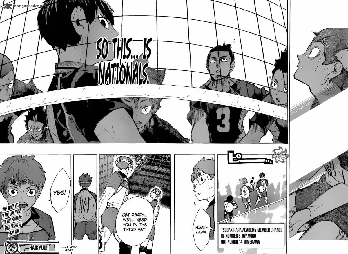 Haikyuu!! Chapter 240 - Page 19