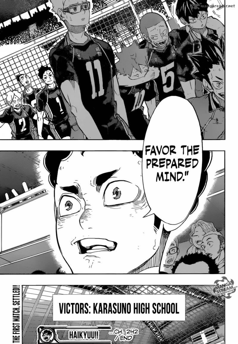 Haikyuu!! Chapter 242 - Page 18