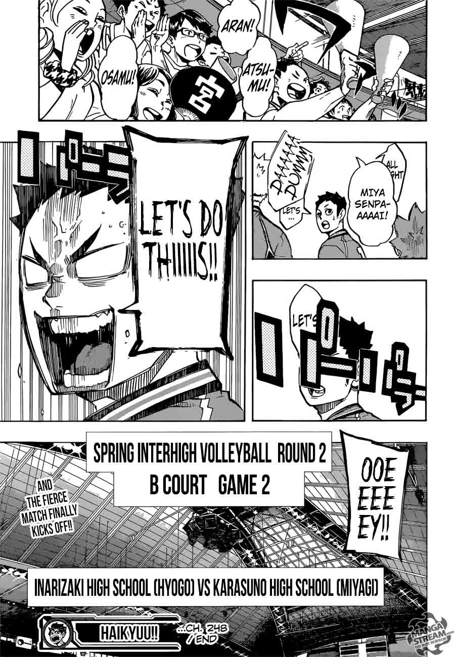 Haikyuu!! Chapter 248 - Page 18