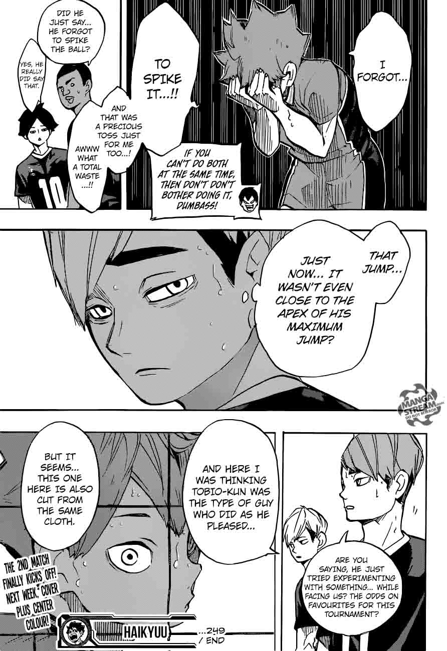 Haikyuu!! Chapter 249 - Page 20