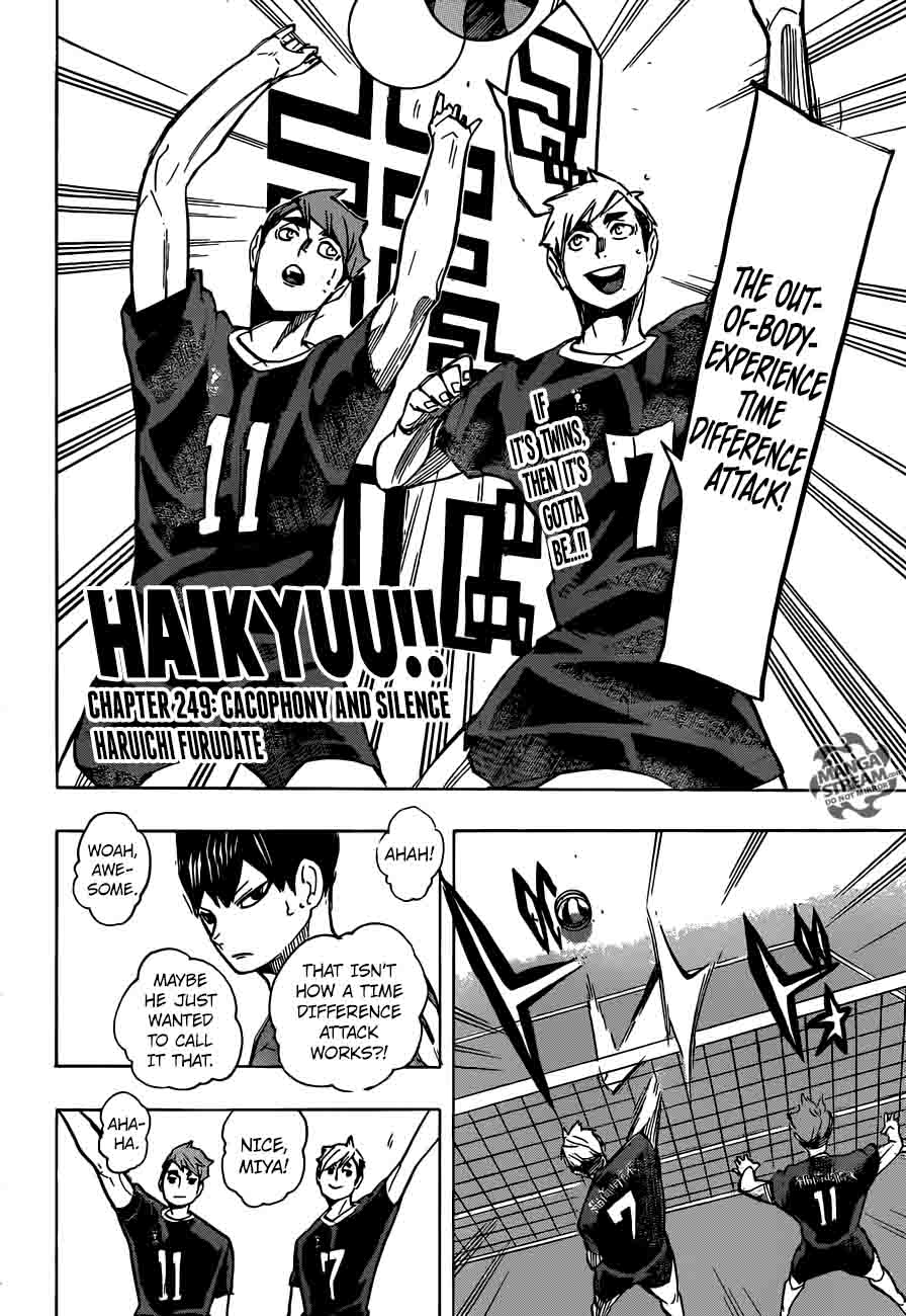 Haikyuu!! Chapter 249 - Page 3