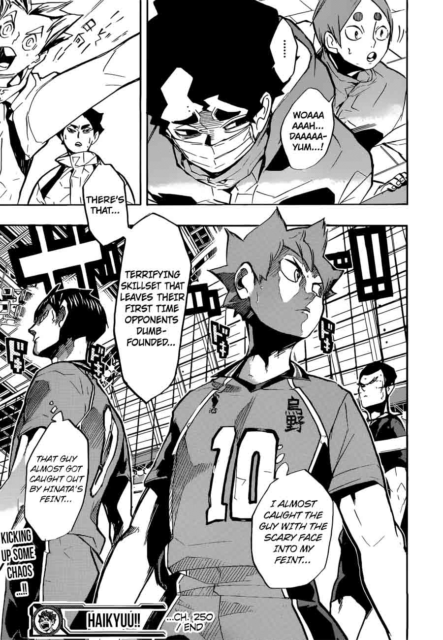 Haikyuu!! Chapter 250 - Page 17