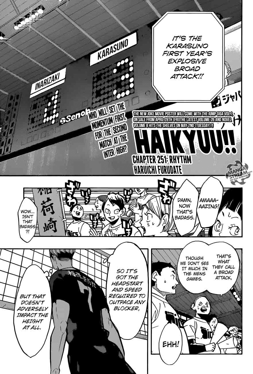 Haikyuu!! Chapter 251 - Page 1