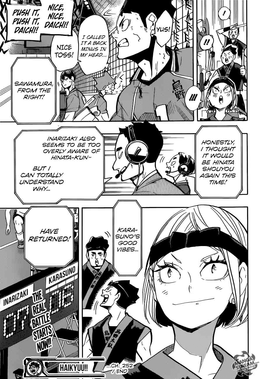 Haikyuu!! Chapter 252 - Page 19