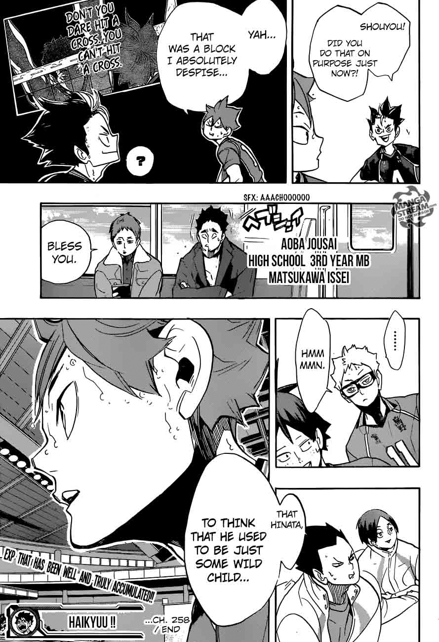 Haikyuu!! Chapter 258 - Page 19