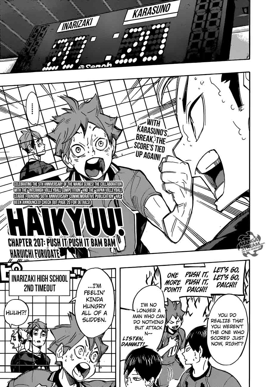 Haikyuu!! Chapter 259 - Page 1