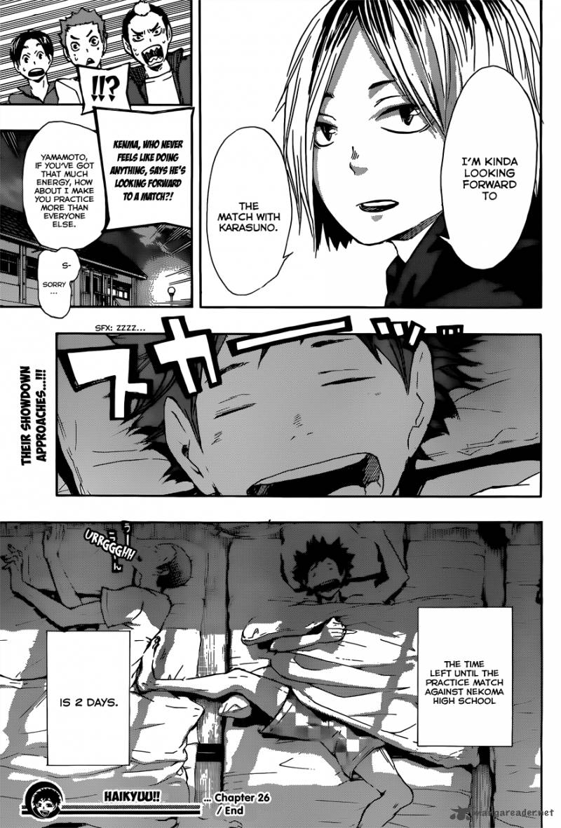 Haikyuu!! Chapter 26 - Page 20