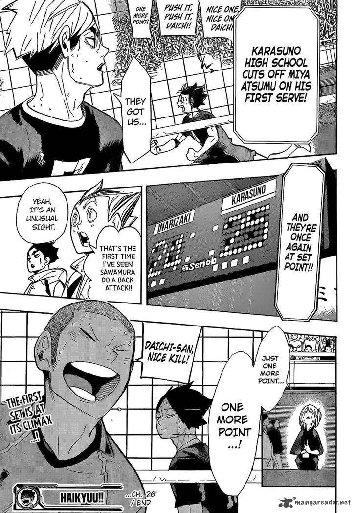 Haikyuu!! Chapter 261 - Page 17