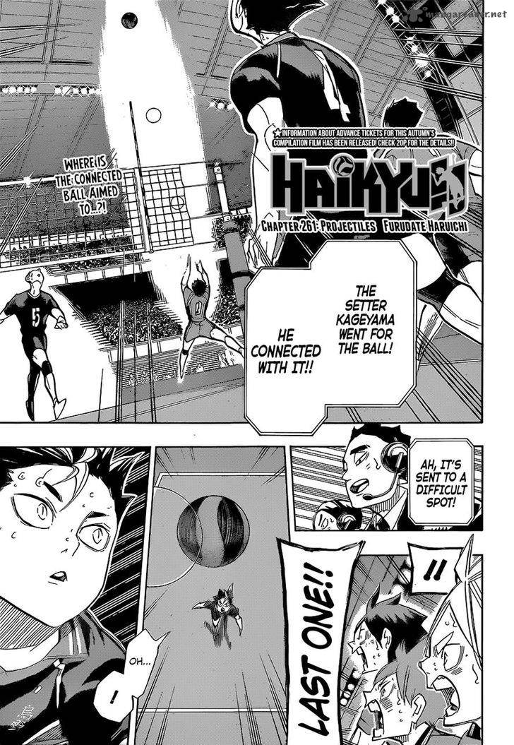 Haikyuu!! Chapter 261 - Page 18