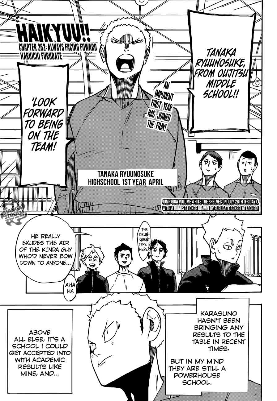 Haikyuu!! Chapter 262 - Page 1