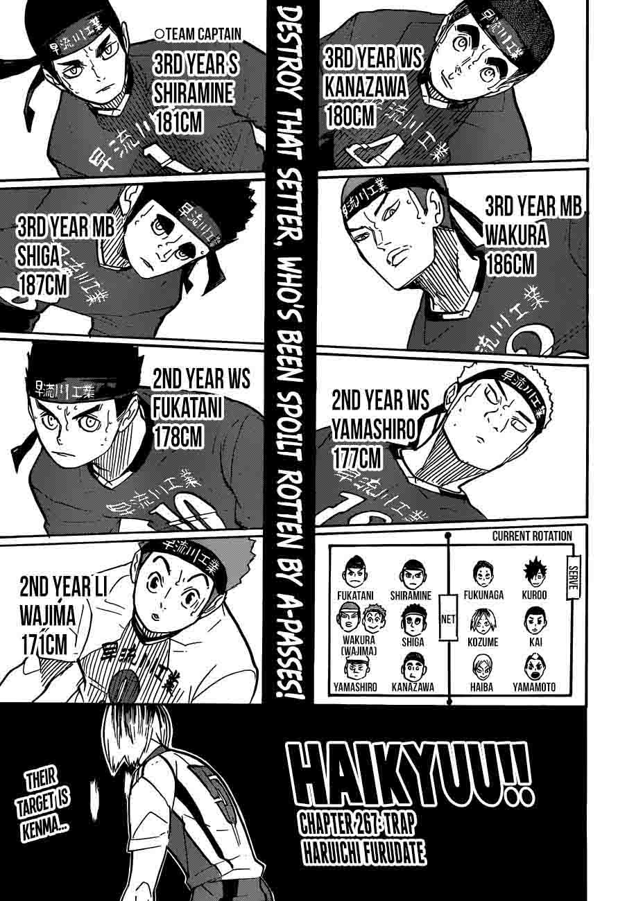 Haikyuu!! Chapter 267 - Page 1