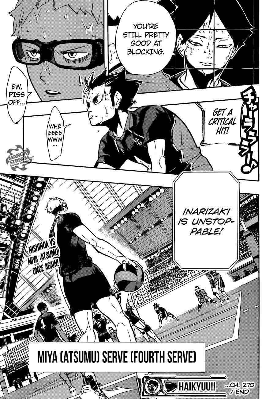 Haikyuu!! Chapter 270 - Page 19