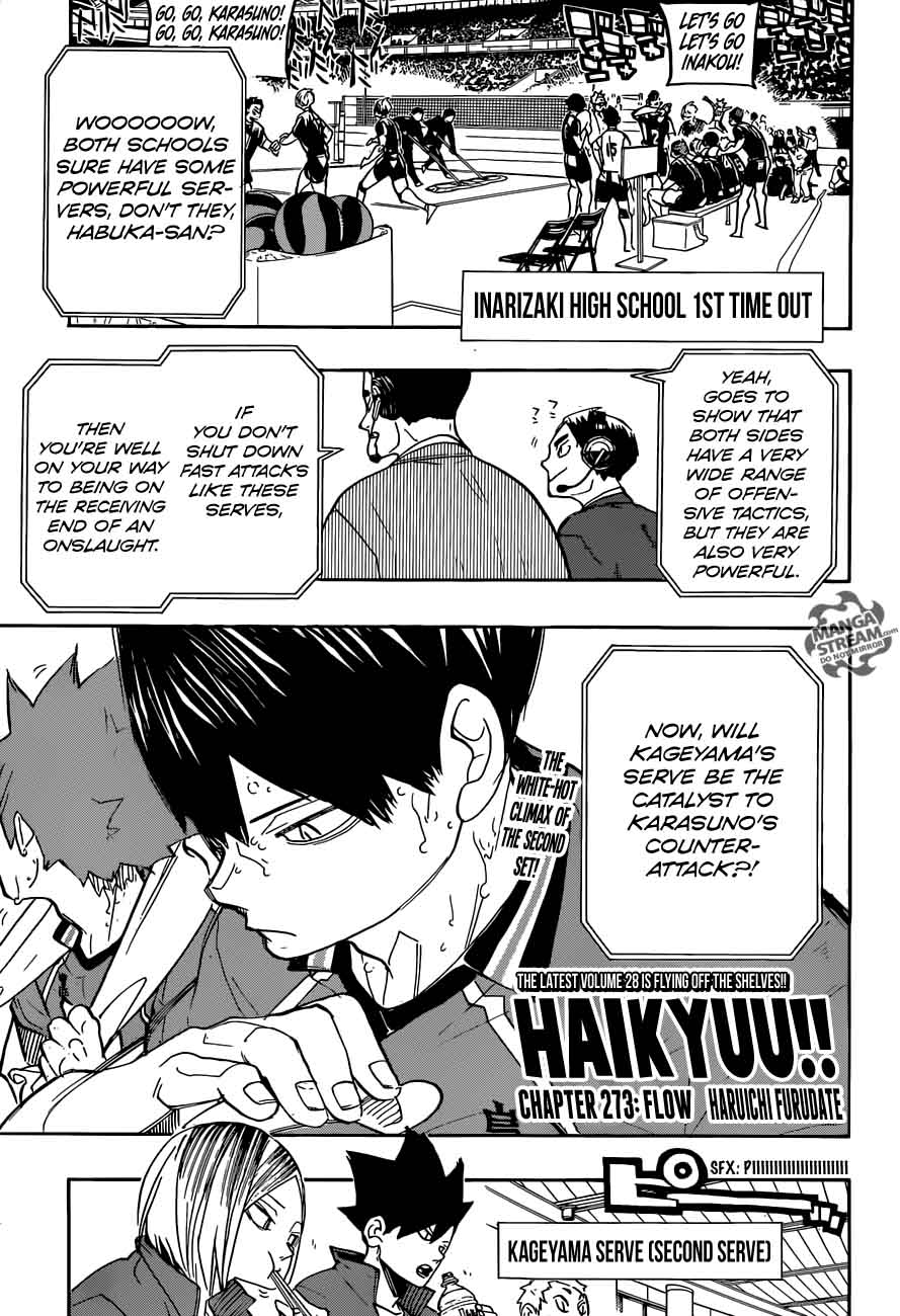 Haikyuu!! Chapter 273 - Page 1