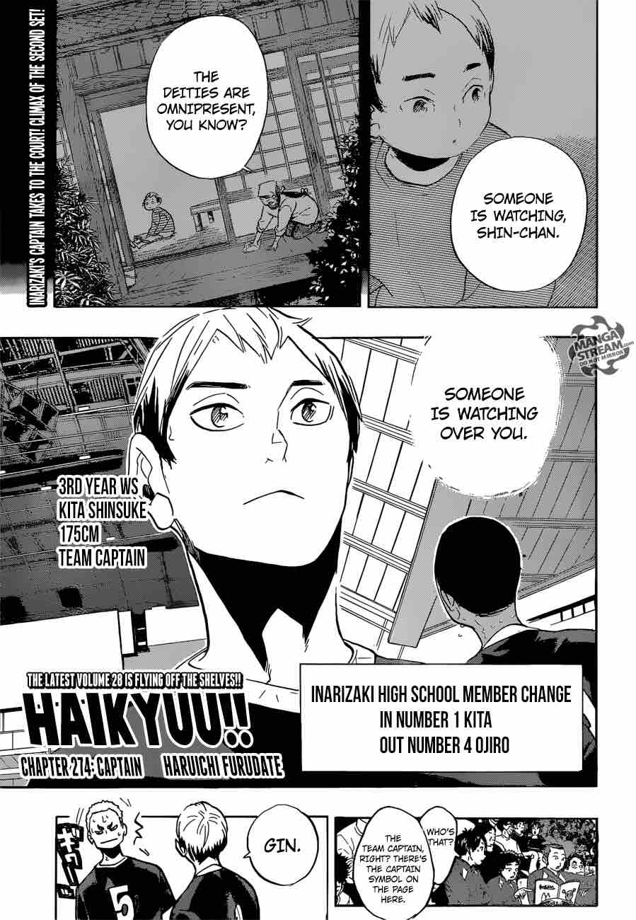 Haikyuu!! Chapter 274 - Page 1