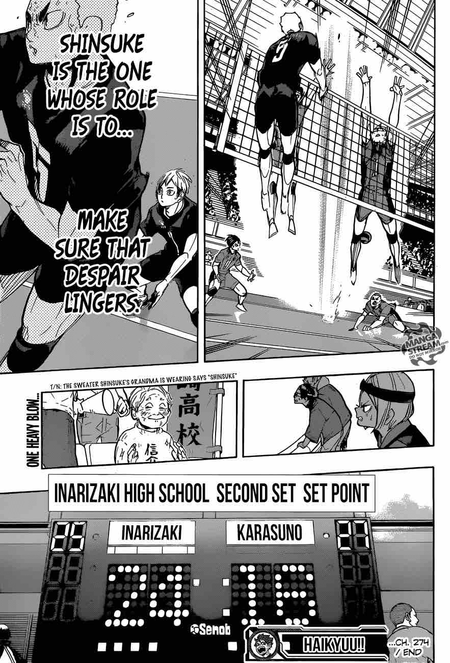 Haikyuu!! Chapter 274 - Page 18