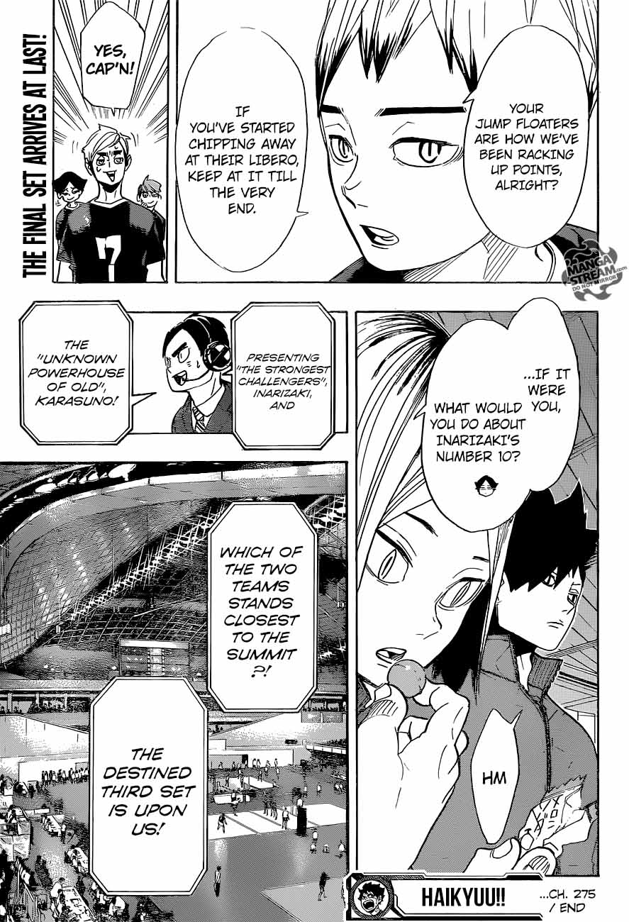 Haikyuu!! Chapter 275 - Page 18