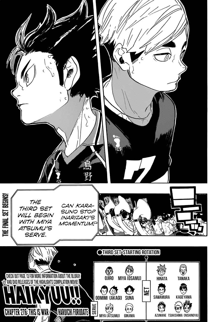 Haikyuu!! Chapter 276 - Page 1