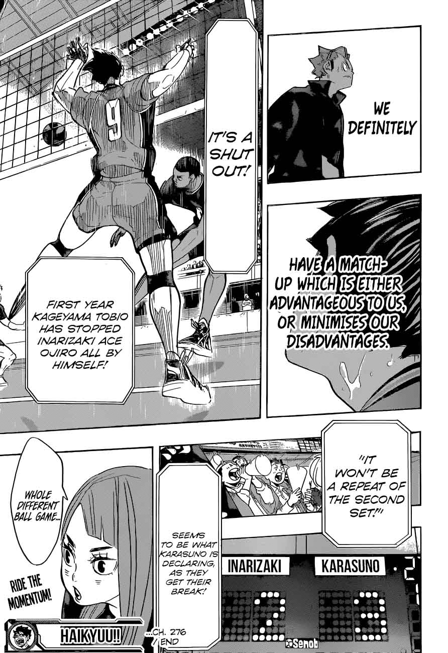 Haikyuu!! Chapter 276 - Page 19