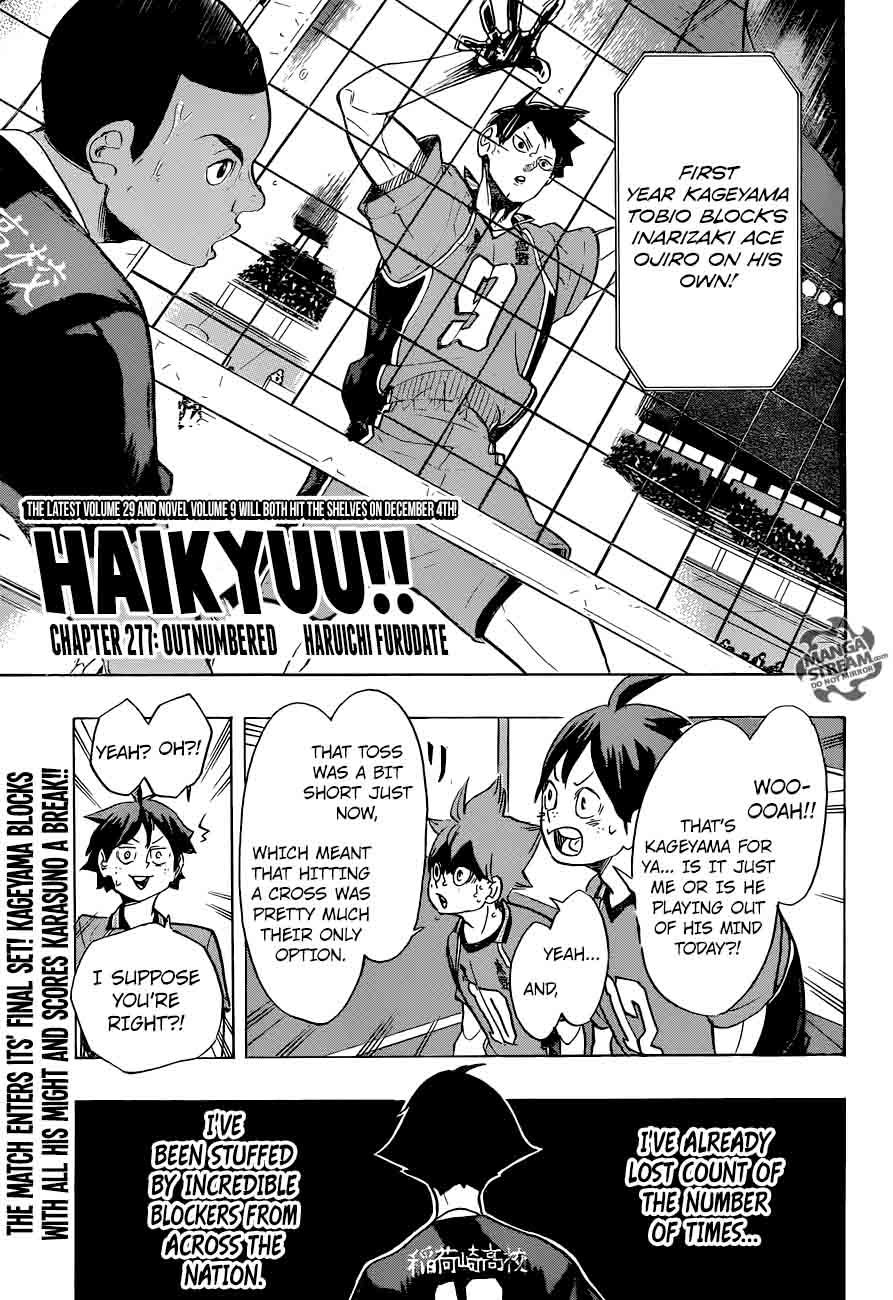 Haikyuu!! Chapter 277 - Page 1