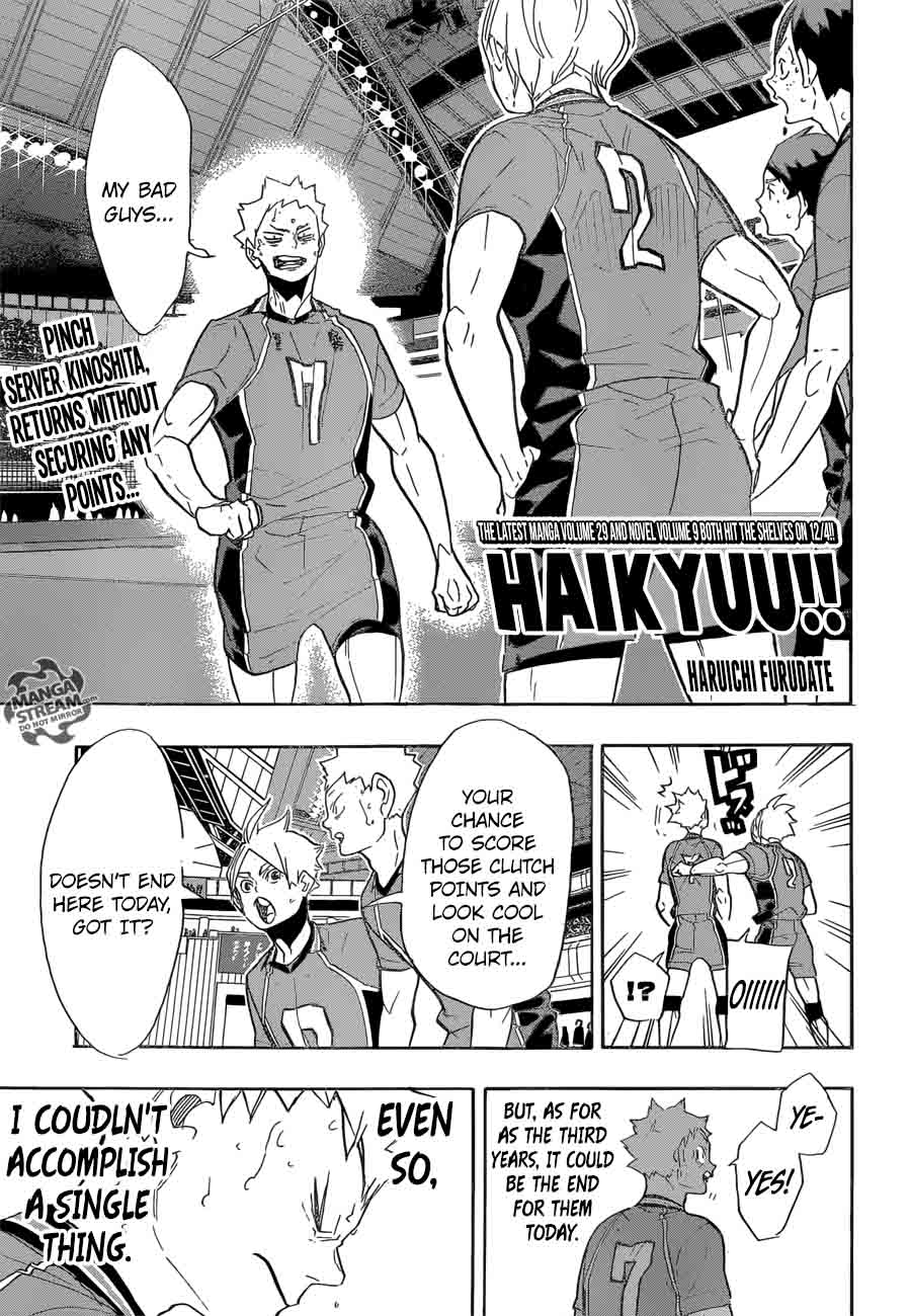 Haikyuu!! Chapter 278 - Page 1