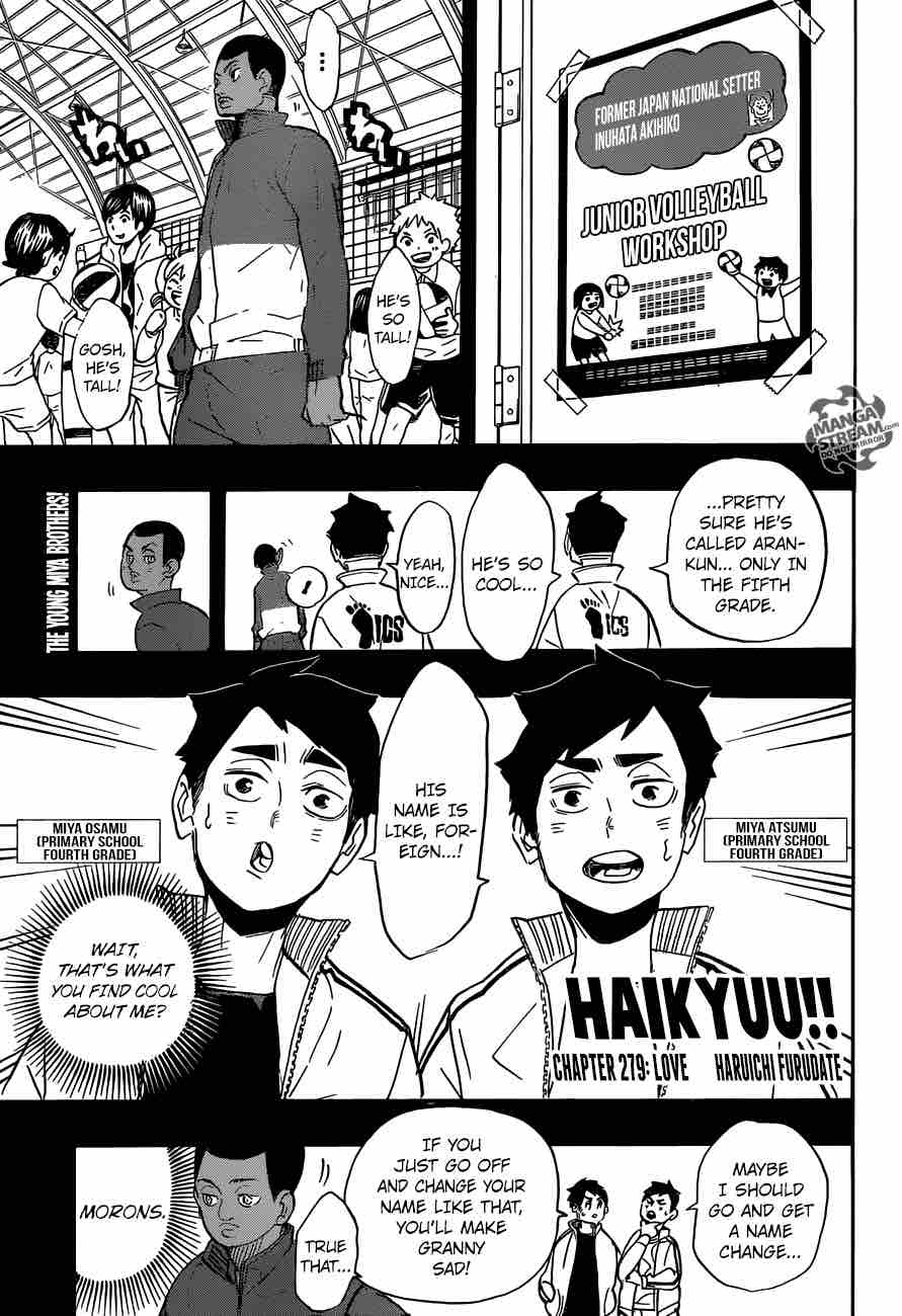 Haikyuu!! Chapter 279 - Page 1