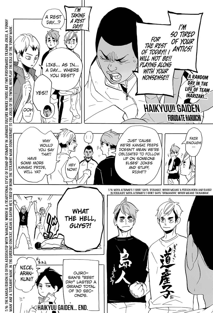 Haikyuu!! Chapter 282 - Page 1