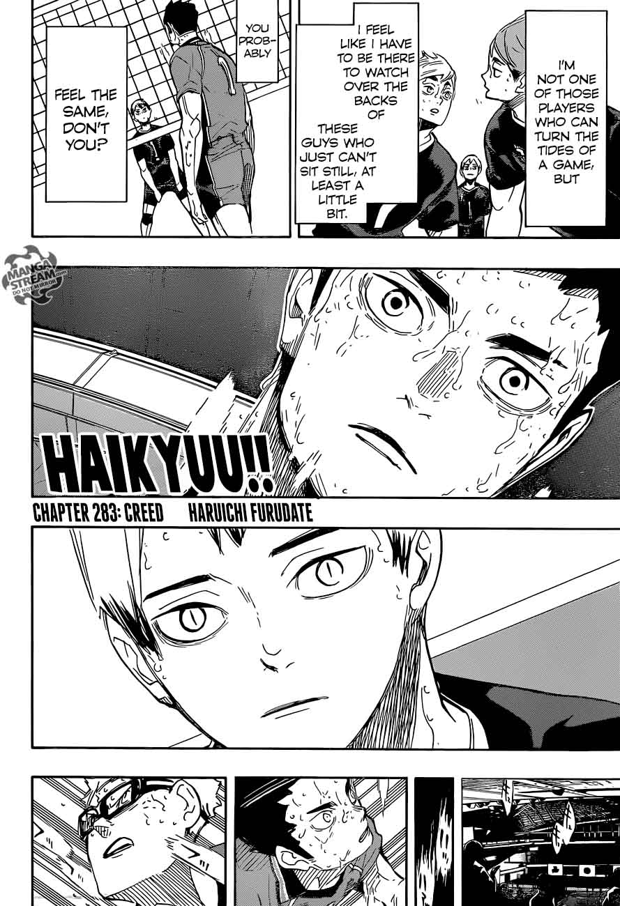 Haikyuu!! Chapter 283 - Page 2