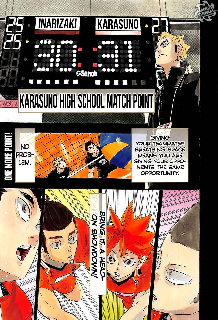 Haikyuu!! Chapter 290 - Page 2