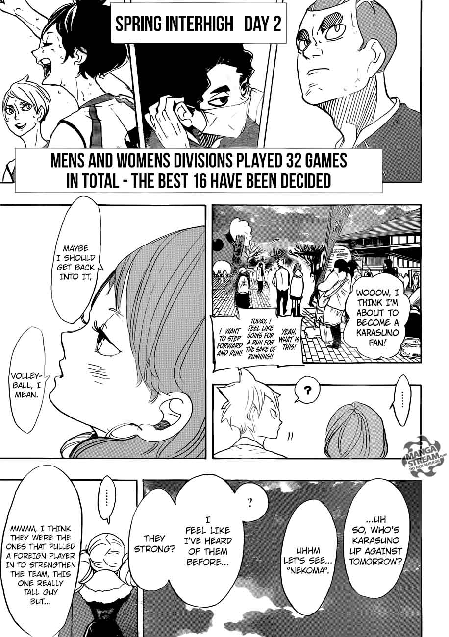 Haikyuu!! Chapter 292 - Page 3