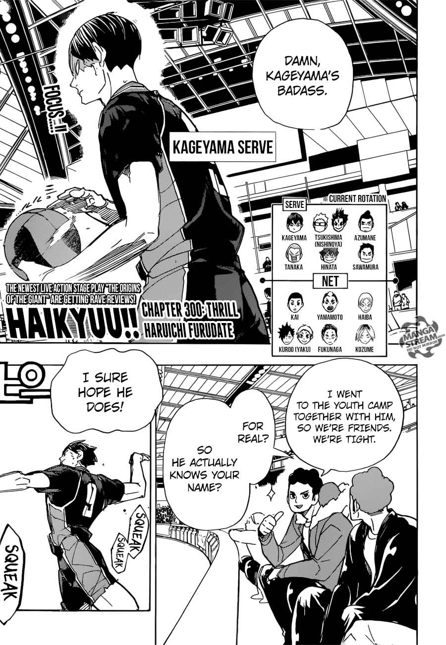 Haikyuu!! Chapter 300 - Page 1