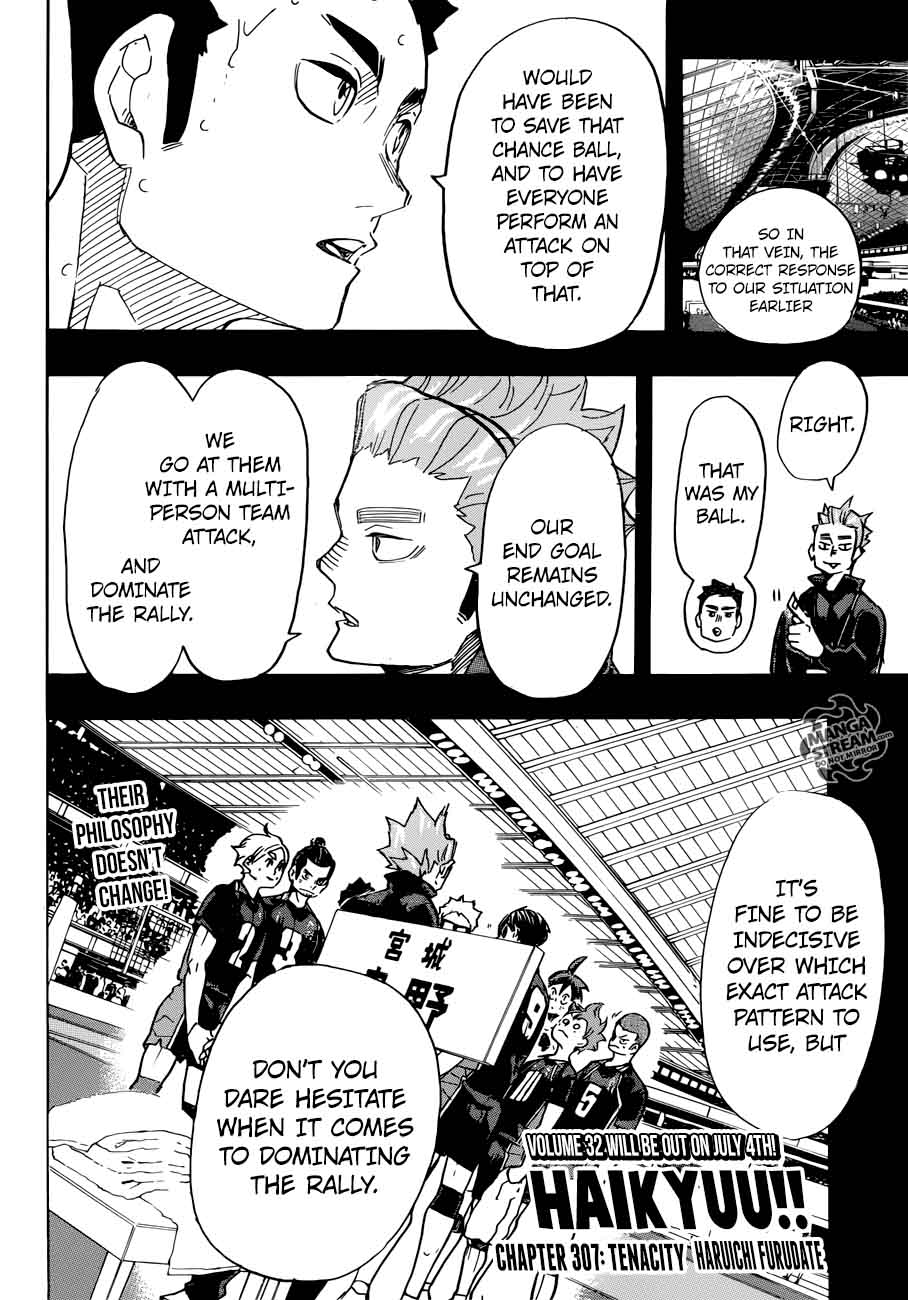 Haikyuu!! Chapter 307 - Page 2