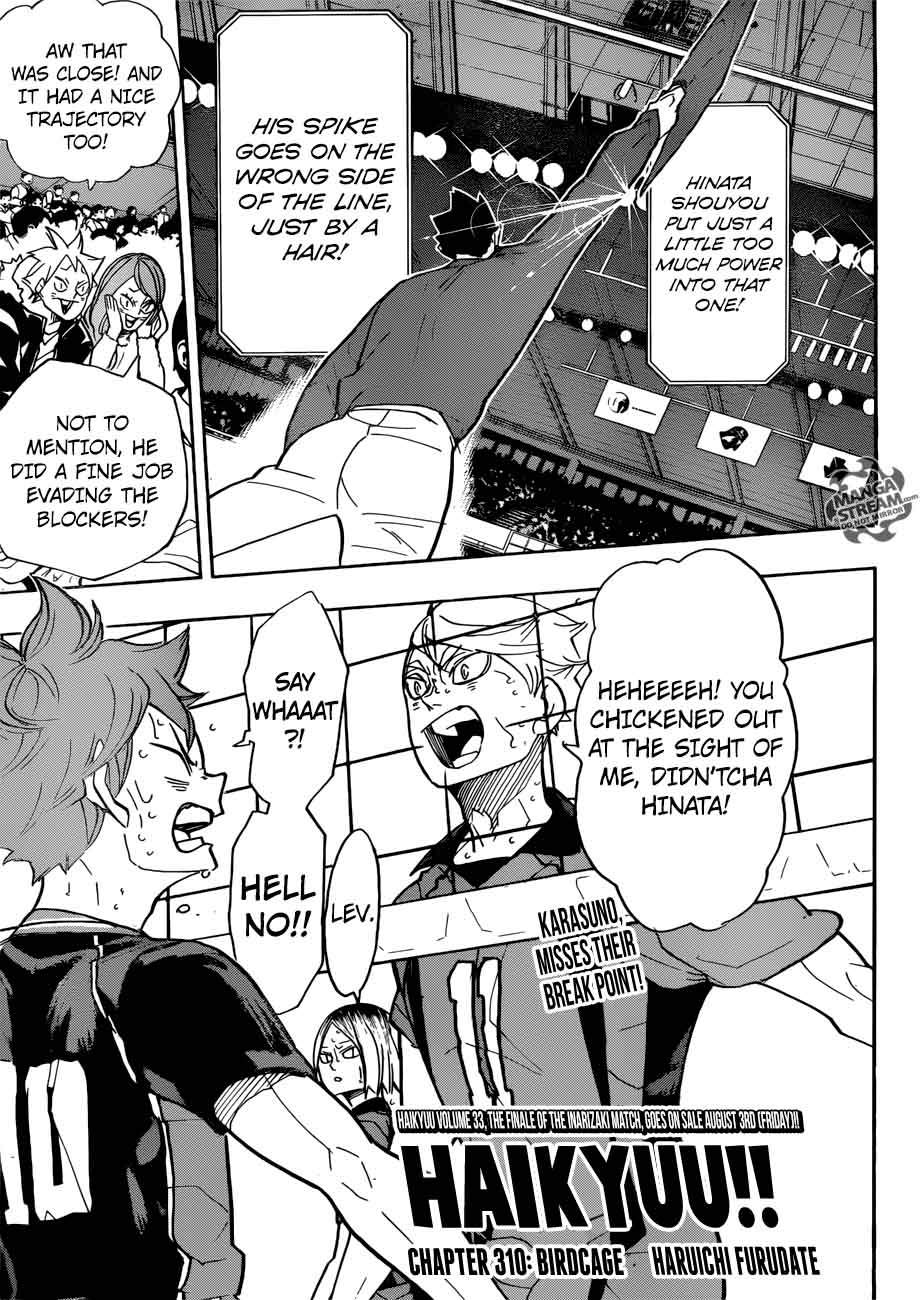 Haikyuu!! Chapter 310 - Page 1