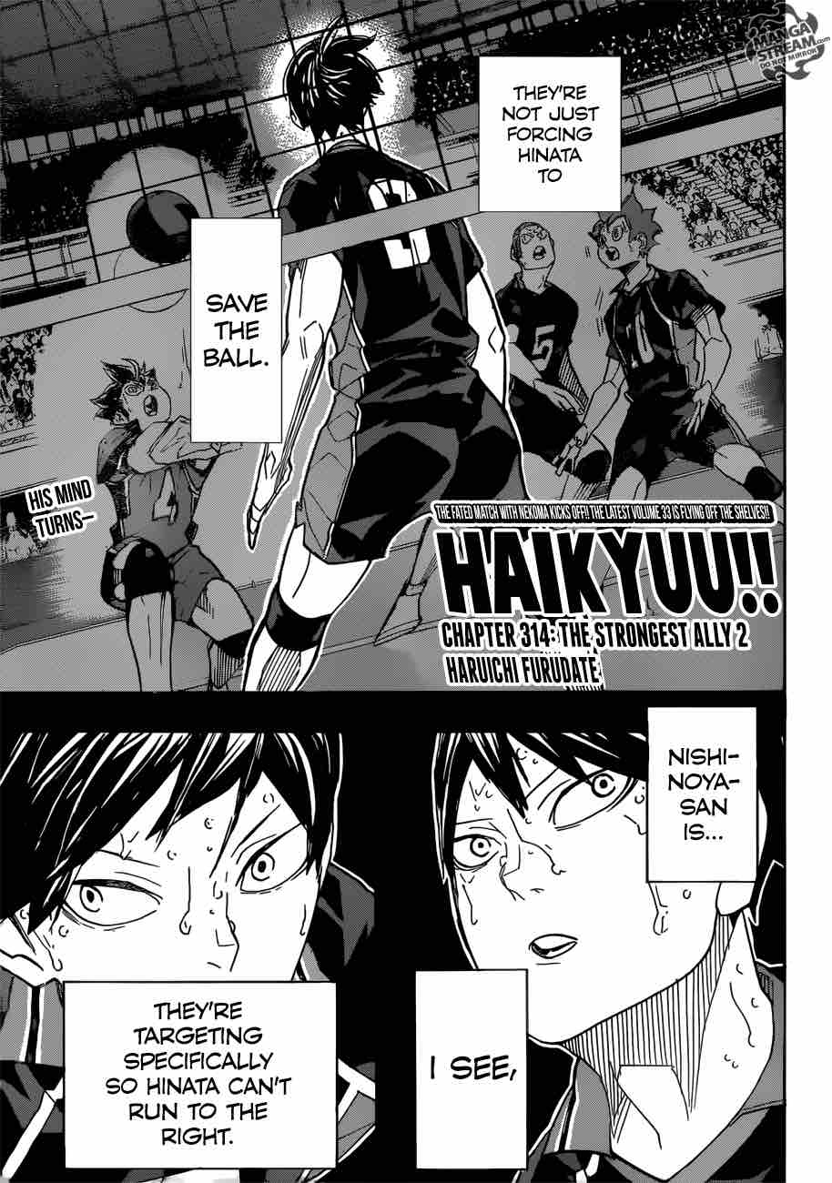 Haikyuu!! Chapter 314 - Page 1