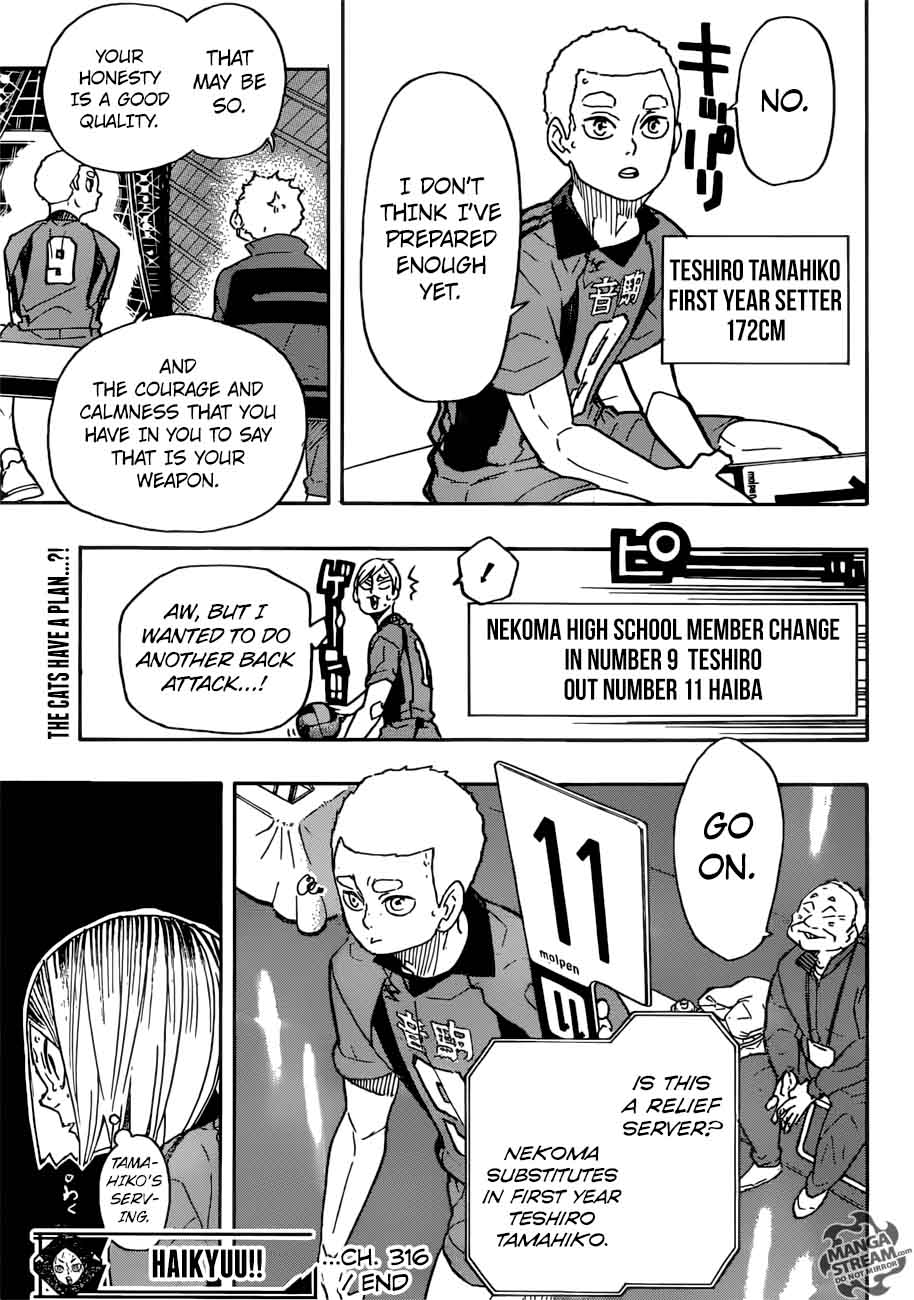 Haikyuu!! Chapter 316 - Page 18