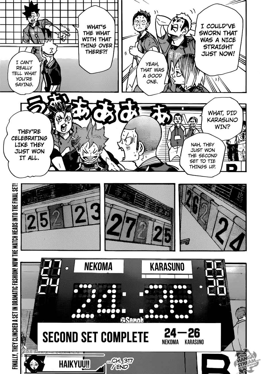 Haikyuu!! Chapter 317 - Page 17