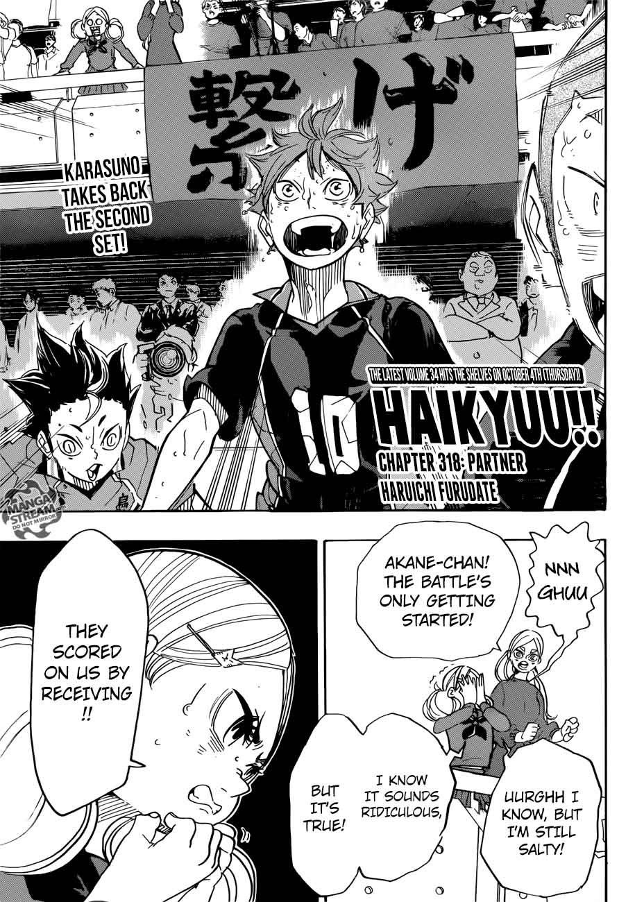 Haikyuu!! Chapter 318 - Page 1