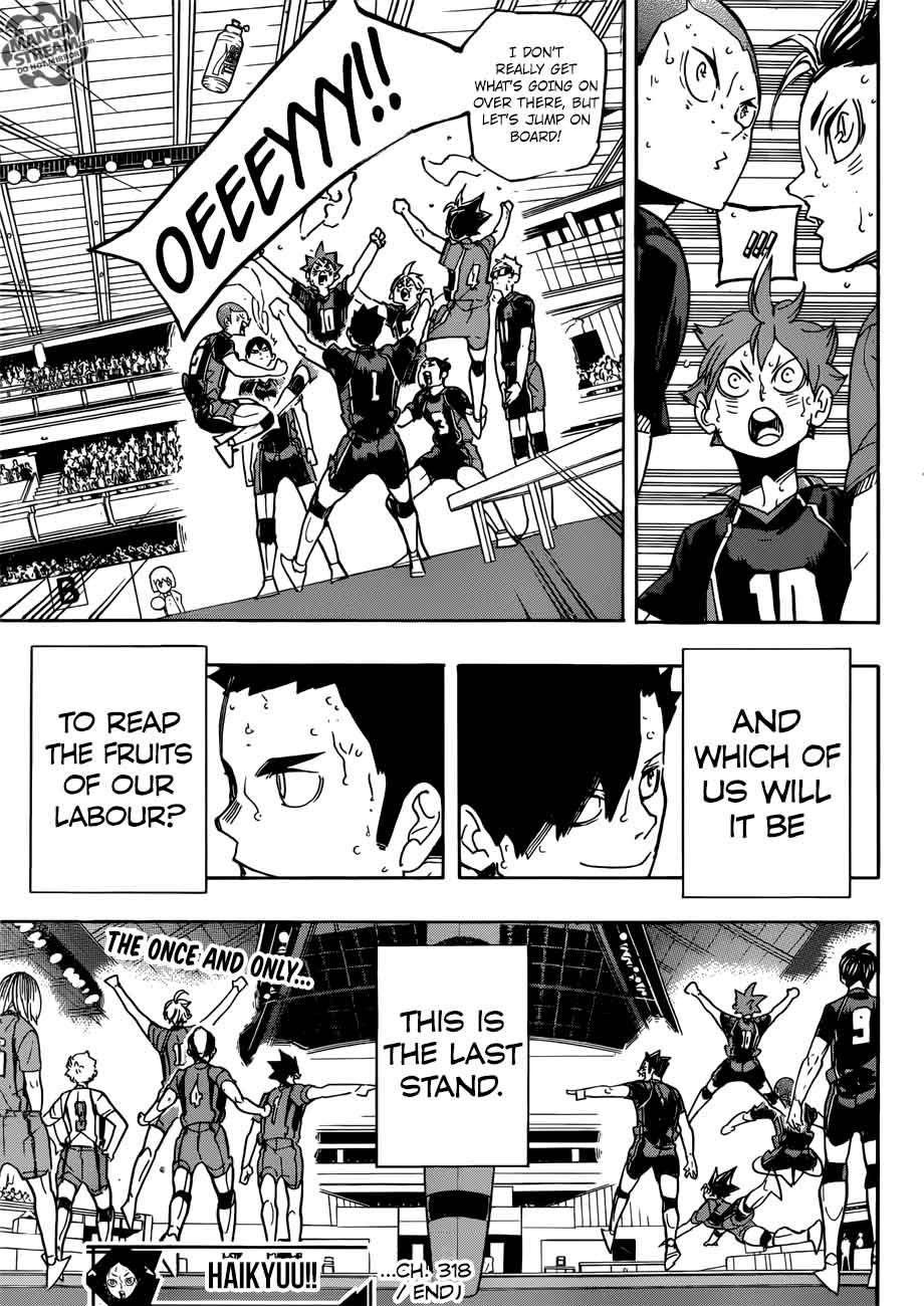 Haikyuu!! Chapter 318 - Page 19