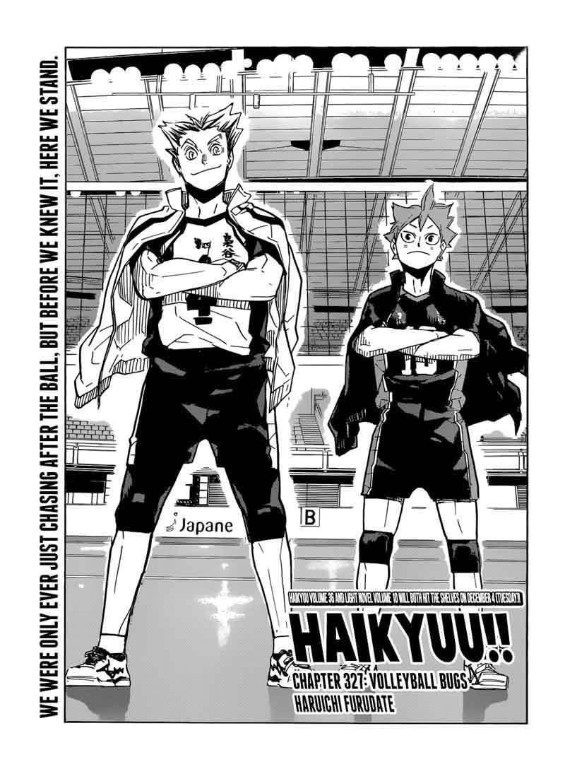 Haikyuu!! Chapter 327 - Page 1