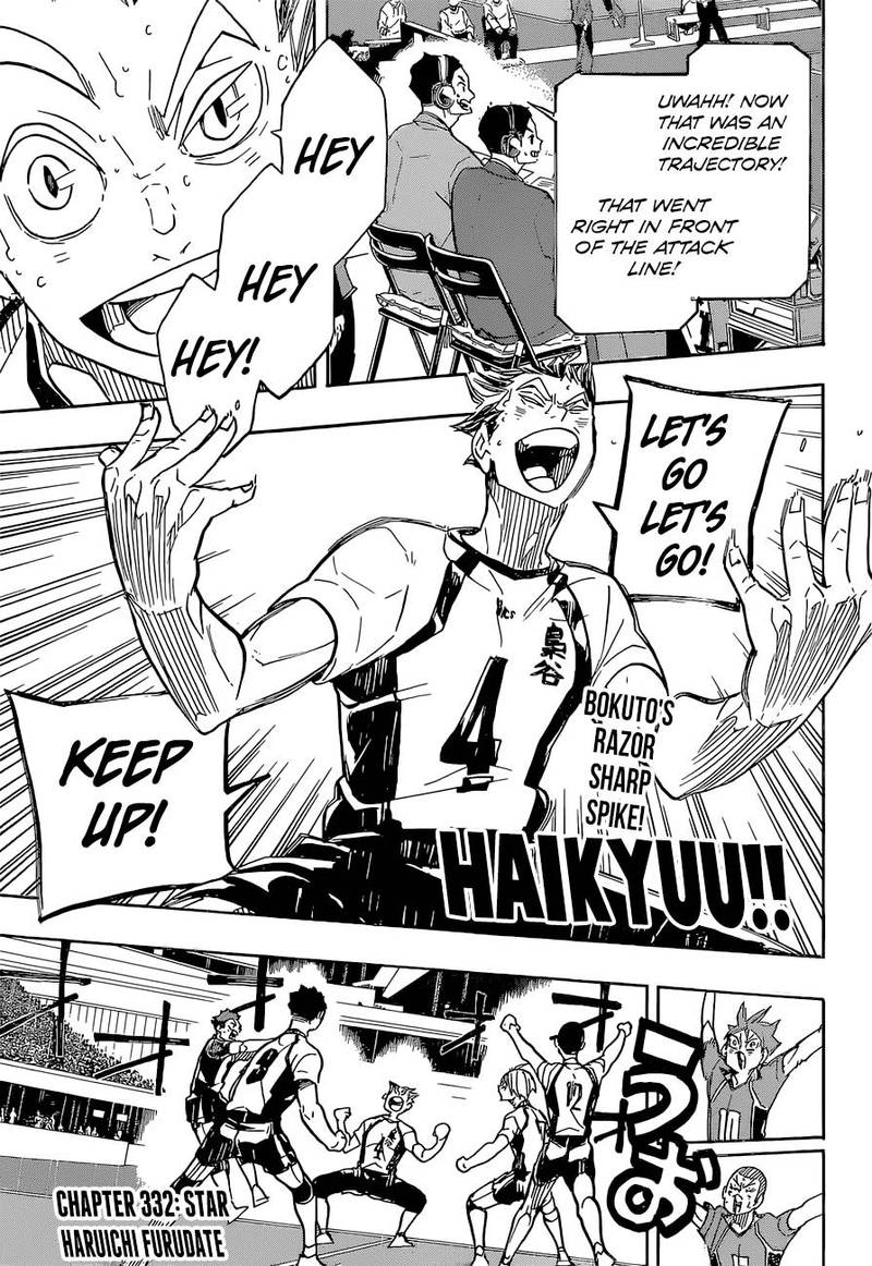 Haikyuu!! Chapter 332 - Page 1