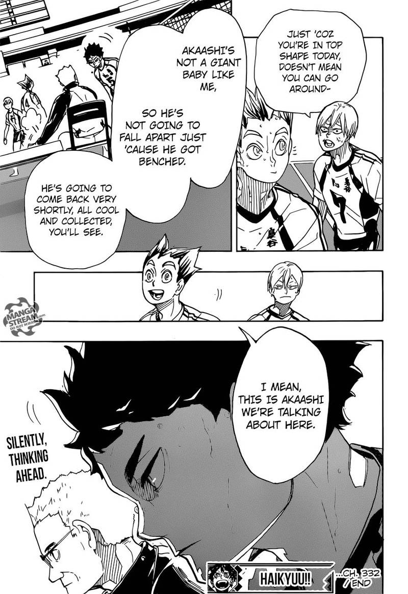 Haikyuu!! Chapter 332 - Page 17