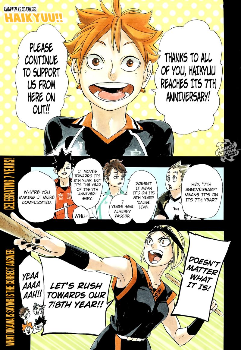 Haikyuu!! Chapter 338 - Page 2