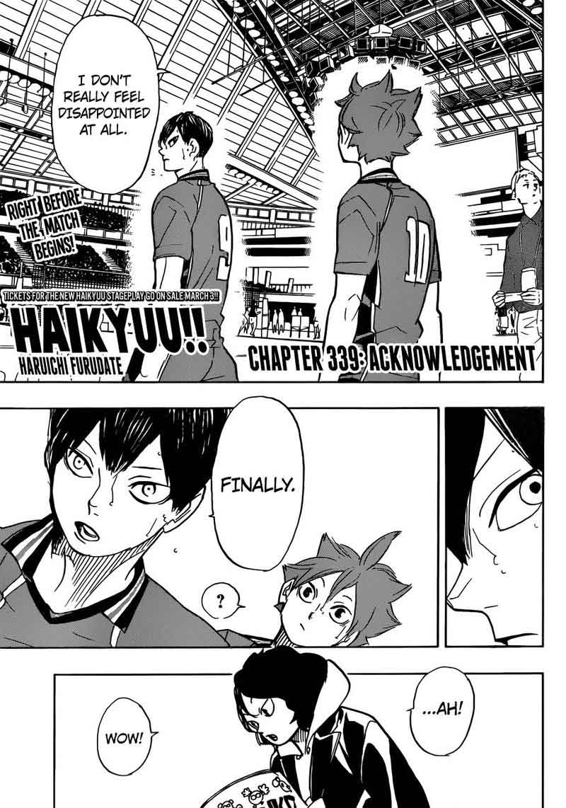 Haikyuu!! Chapter 339 - Page 1