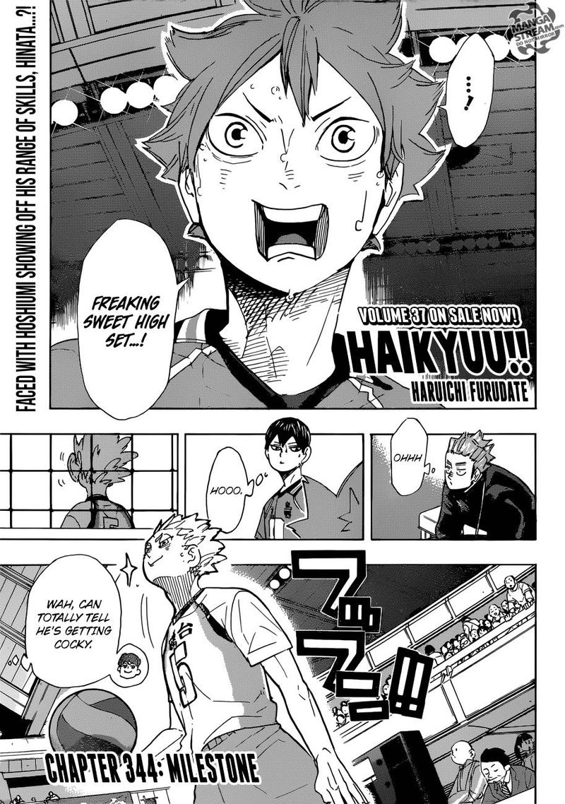 Haikyuu!! Chapter 344 - Page 1