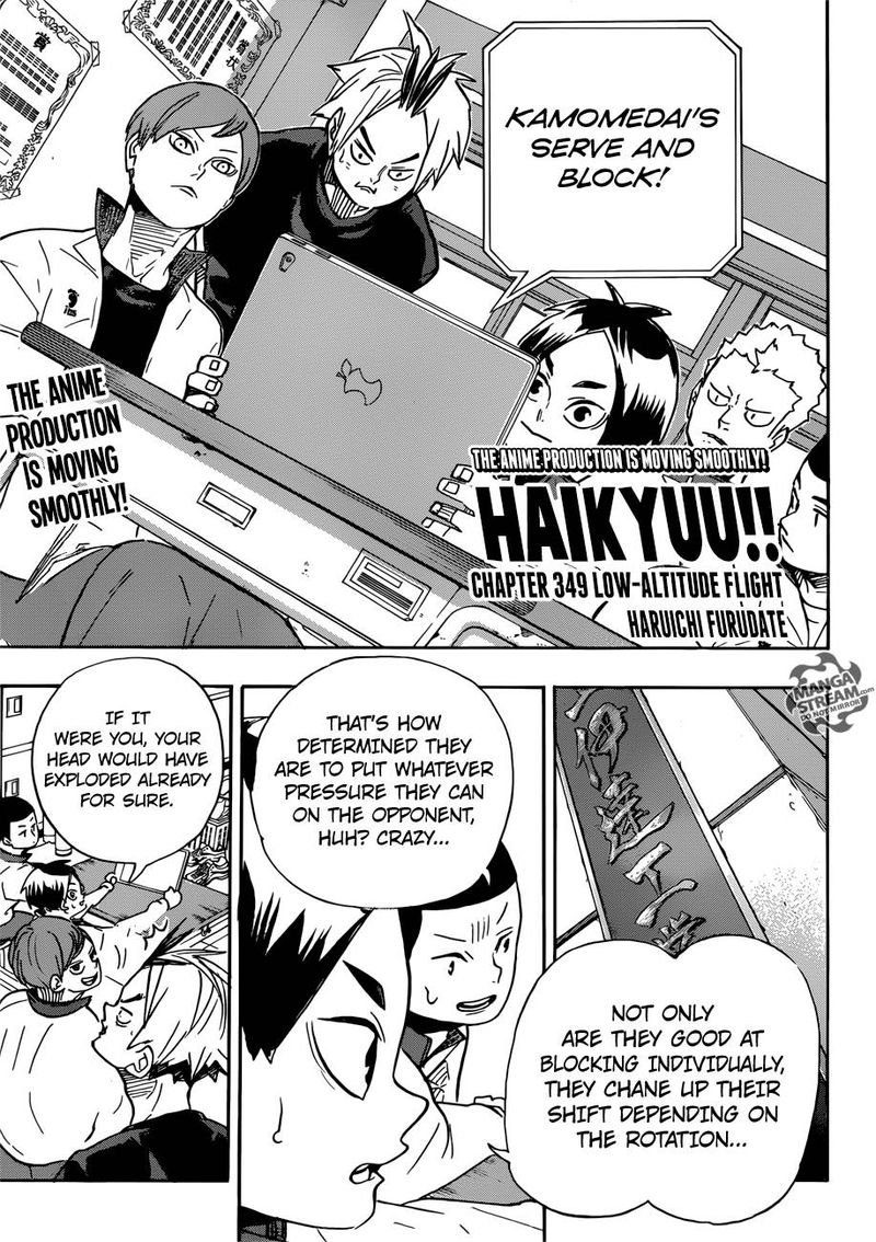 Haikyuu!! Chapter 349 - Page 1