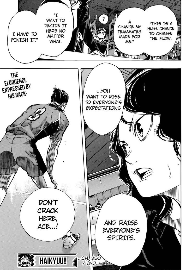 Haikyuu!! Chapter 350 - Page 18