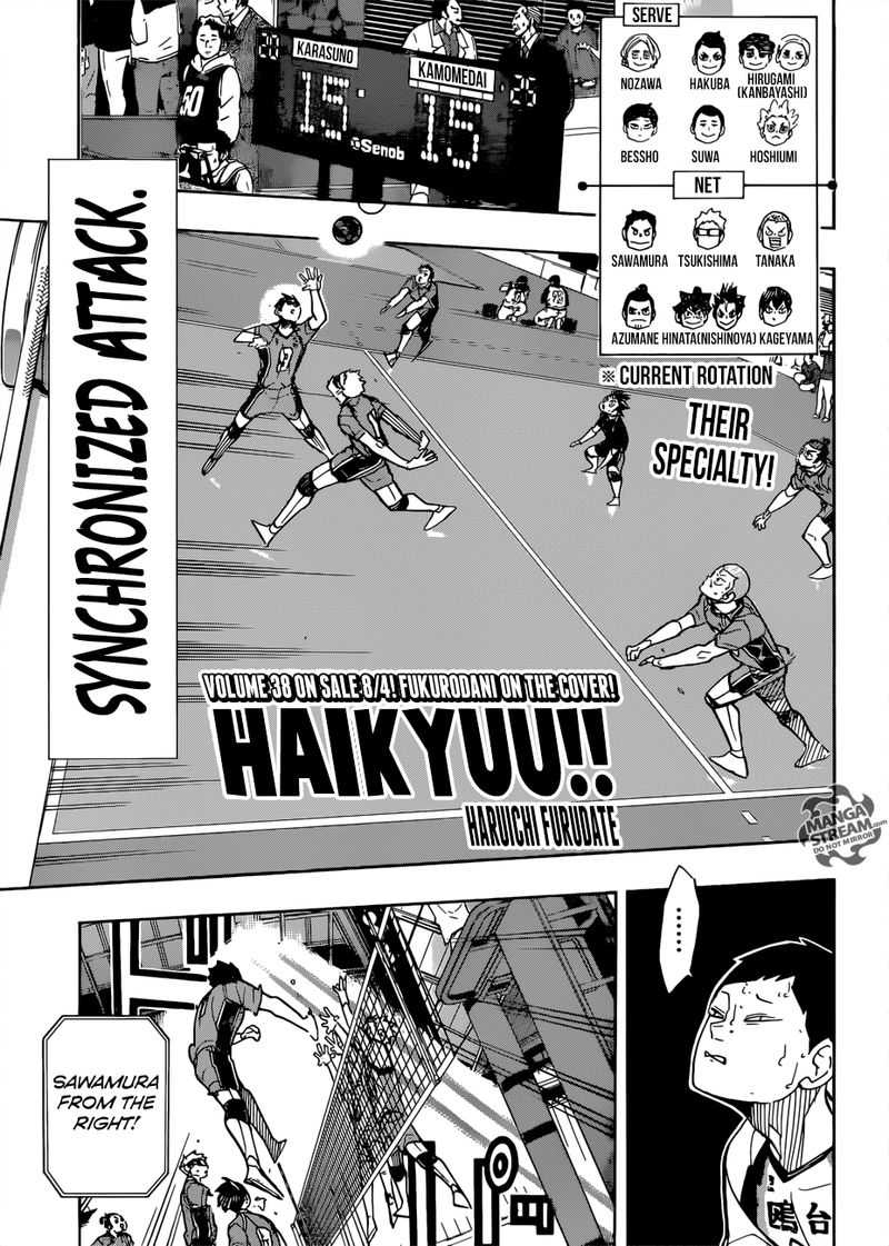 Haikyuu!! Chapter 351 - Page 1