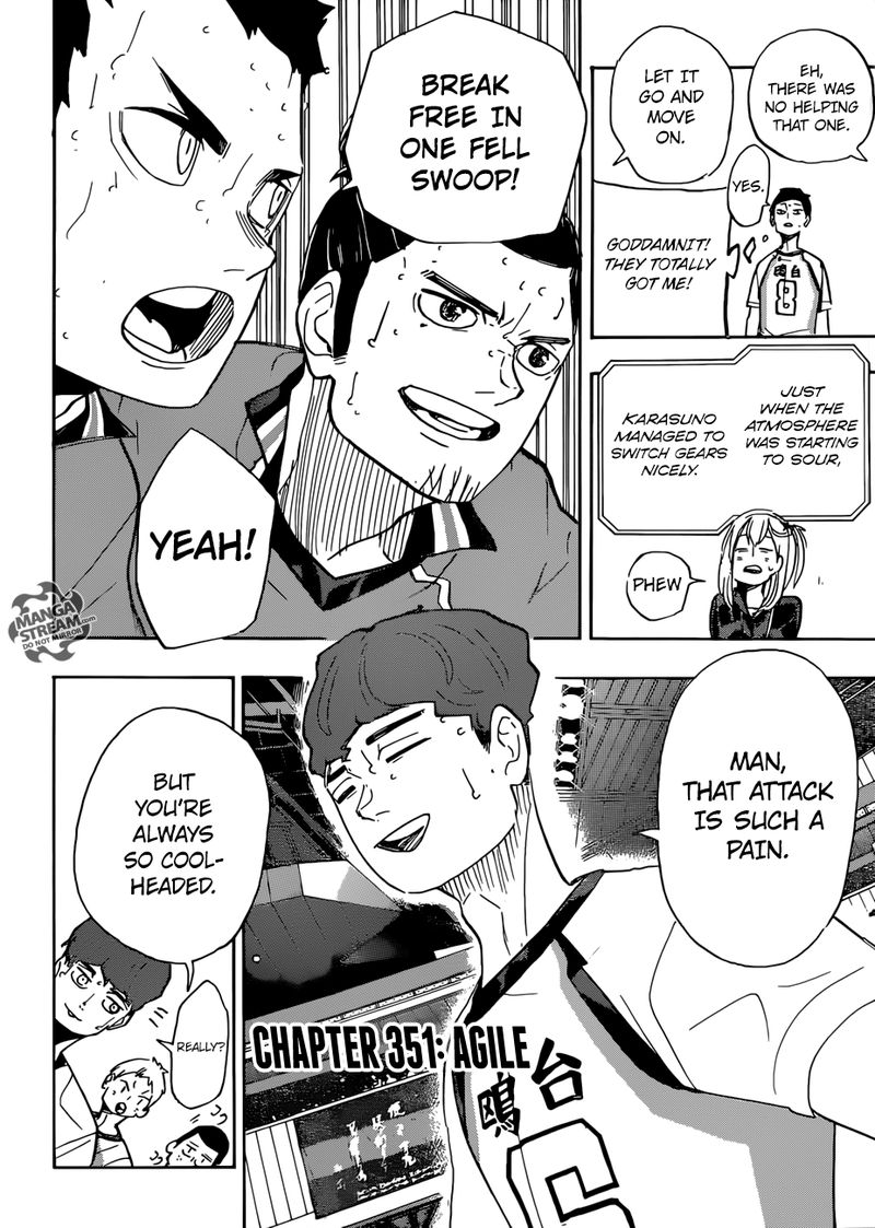 Haikyuu!! Chapter 351 - Page 2