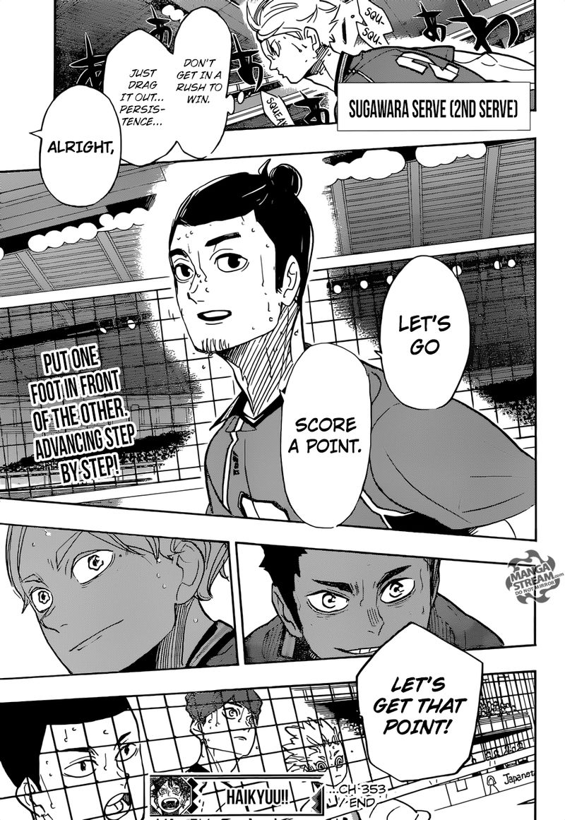 Haikyuu!! Chapter 353 - Page 17