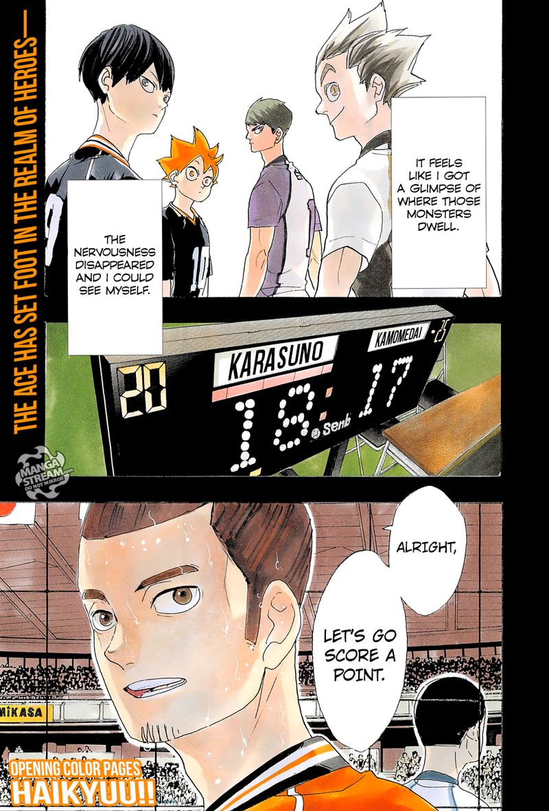 Haikyuu!! Chapter 354 - Page 2